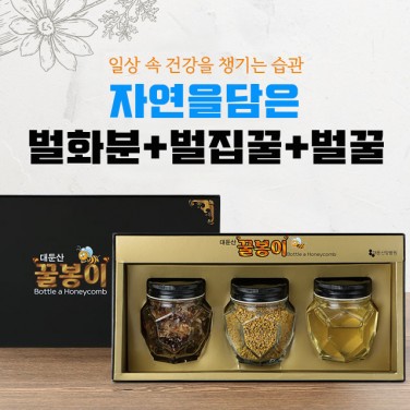 면역부자 꿀봉이 3종 세트
