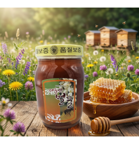 면역부자 야생화꿀 1.2kg 2.4kg 단품