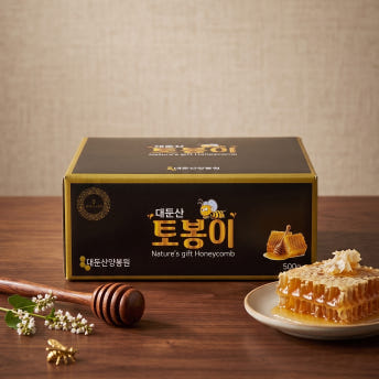 토종 벌집꿀 집채꿀 500g